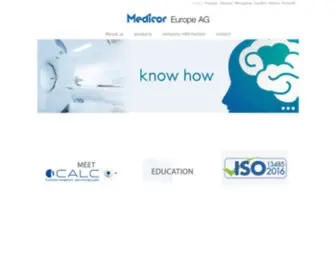 Medicor-International.com(Medicor International) Screenshot