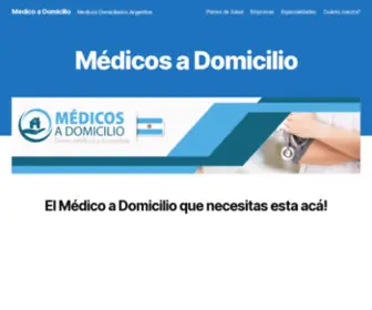 Medicosadomicilio.com.ar(Medicos a Domicilio) Screenshot