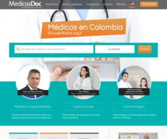 Medicosdoc.com(Directorio médico en Colombia) Screenshot
