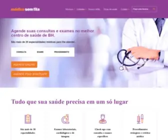 Medicosemfila.com.br(Médico) Screenshot