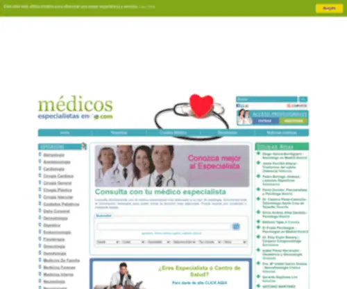 Medicosespecialistasen.com(Medicosespecialistasen) Screenshot