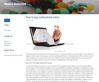 Medicounlimited.com(Medico Unlimited) Screenshot