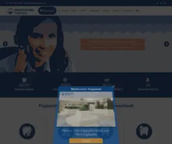 Medicoverdental.hu(Exkluzív fogászat) Screenshot