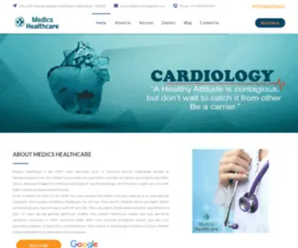 Medicshealth.com(Medics Healthcare) Screenshot