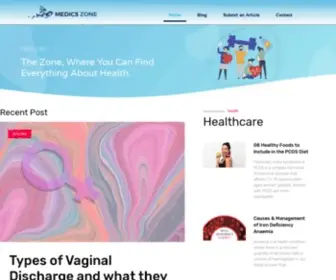 Medicszone.com(Home) Screenshot