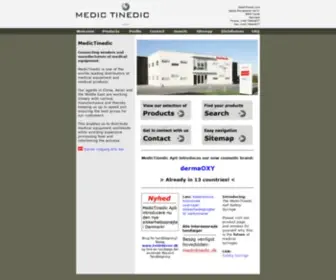 Medictinedic.com(Medical equipment for 3rd world countries) Screenshot