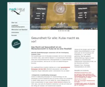 Medicuba.ch(Gesundheit für alle) Screenshot