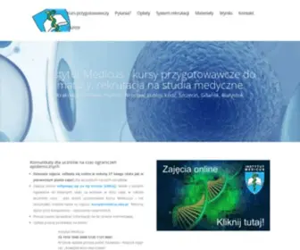 Medicus.edu.pl(Instytut Medicus) Screenshot