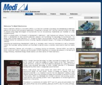 Medielectronics.com(Martin's Electronic Devices) Screenshot
