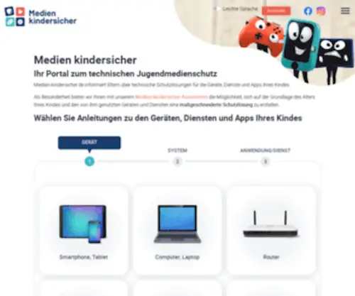 Medien-Kindersicher.de(Medien Kindersicher) Screenshot