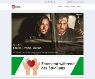 Medien-Mittweida.de(Das Magazin von Medienstudierenden der Hochschule Mittweida) Screenshot