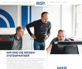 Medien-SYstempartner.de(MSP Medien Systempartner) Screenshot