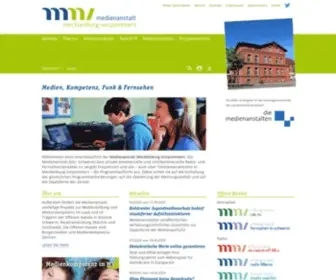 Medienanstalt-MV.de(Medienanstalt Mecklenburg) Screenshot