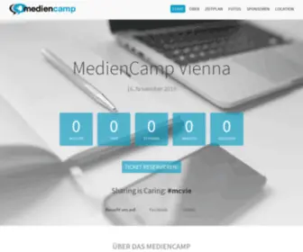 MediencampVienna.com(Mediencamp Vienna 2019) Screenshot