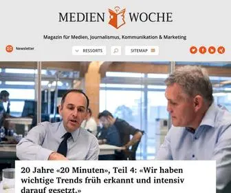 Medienwoche.ch(Medienwoche) Screenshot