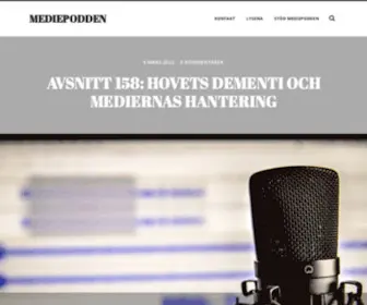 Mediepodden.se(Med Karlsten & Lidbom) Screenshot