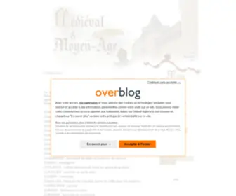 Medieval-Moyen-Age.net(Articles variés sur le moyen age et la période médiévale) Screenshot