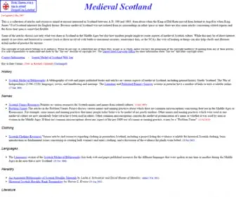 Medievalscotland.org(Medieval Scotland) Screenshot