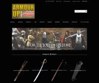 Medievalshoppe.com.au(Medieval and Renaissance online) Screenshot