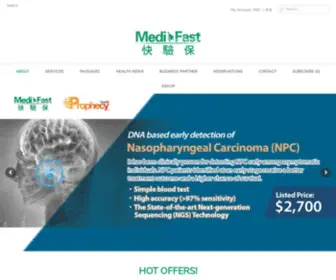 Medifasthk.com(Medical Checkup & Health Assessment Hong Kong) Screenshot