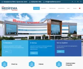 Medifema.com.tr(Medifema Hastanesi) Screenshot
