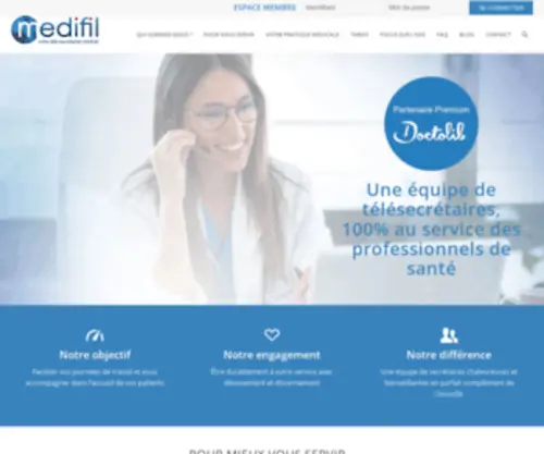 Medifil.eu(Permanence) Screenshot