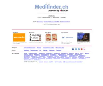 Medifinder.ch(Domain-Name ist zu kaufen) Screenshot