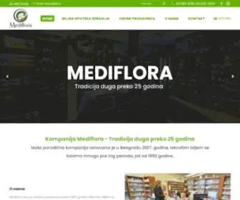 Mediflora.rs(Biljna apoteka Mediflora) Screenshot