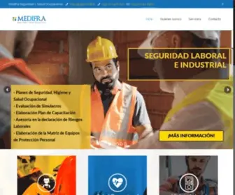 Medifraecuador.com(Empresa dedicada a la Seguridad y Salud Ocupacional) Screenshot