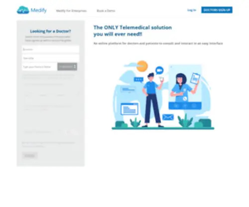 Medify.co.in(Home) Screenshot