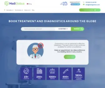 Mediglobus.com(Free Hospitals & Doctors Booking Service Worldwide) Screenshot