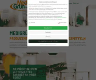 Medigruen.de(Lohnhersteller Nahrungsergänzungsmittel) Screenshot
