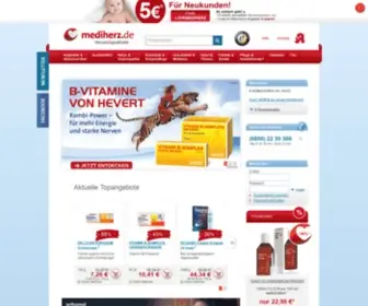 Mediherz-Shop.de(Ihre freundliche Versandapotheke) Screenshot