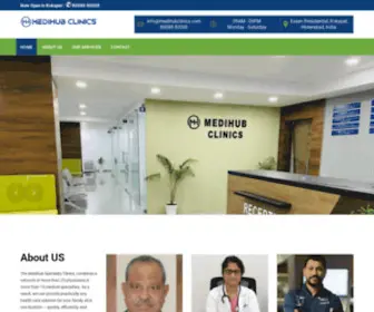 Medihubclinics.com(The Multi Specialty Clinic) Screenshot