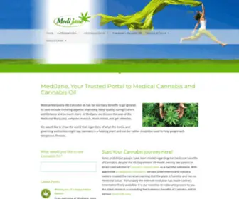 Medijane.co.za(MediJane Information on Medical Marijuana and Cannabis Oil) Screenshot