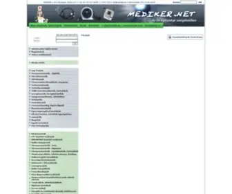 Mediker.net(Fõoldal) Screenshot