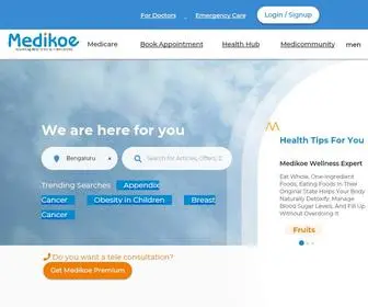Medikoe.com(Doctor near me) Screenshot