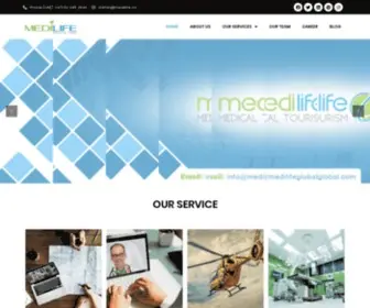 MedilifeGlobal.com(Medilife is global group currently based in Dubai) Screenshot