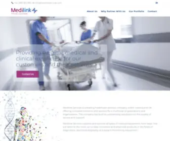 Medilinkservices.com(Medilink Services) Screenshot