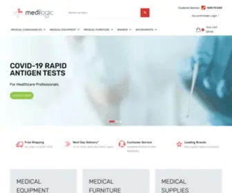 Medilogic.com.au(Wholesale Medical Consumables and Equipment) Screenshot
