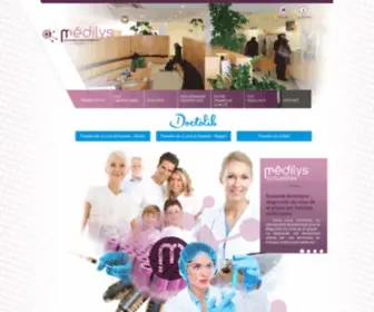 Medilys.fr(Laboratoire d&#039;analyse Medilys) Screenshot