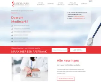 Medimark.nl(Medimark medische keuringen) Screenshot