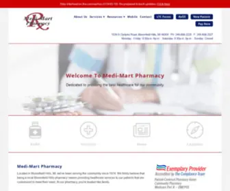 Medimartrx.com(Medi-Mart Pharmacy) Screenshot