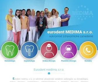 Medima.sk(Eurodent Medima) Screenshot