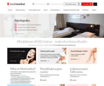 Medimatkat.fi(Plastiikkakirurgiaa Tallinnassa) Screenshot