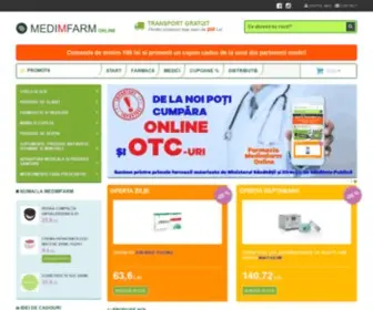 Medimfarm.ro(Pagina de start) Screenshot