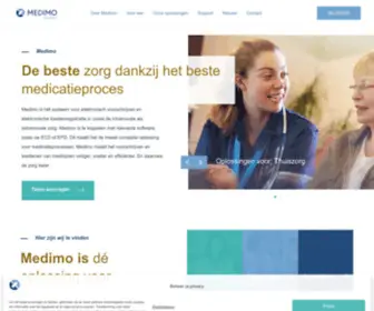 Medimo.nl(Medimo het meest complete systeem voor elektronisch voorschrijven (EVS)) Screenshot