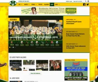 Medinaathletics.com(Team Home Medina Bees Sports) Screenshot