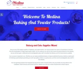 Medinabaking.com(Medina Baking) Screenshot