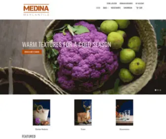 Medinabaskets.com(Medina Mercantile) Screenshot